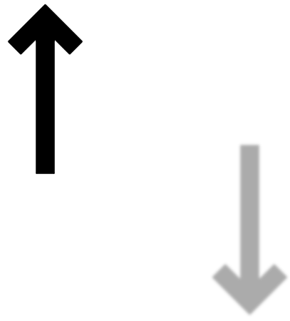 Page Marriage Transactional View 2 Two arrows pointing in opposite directions, getting farther apart and one fading away.