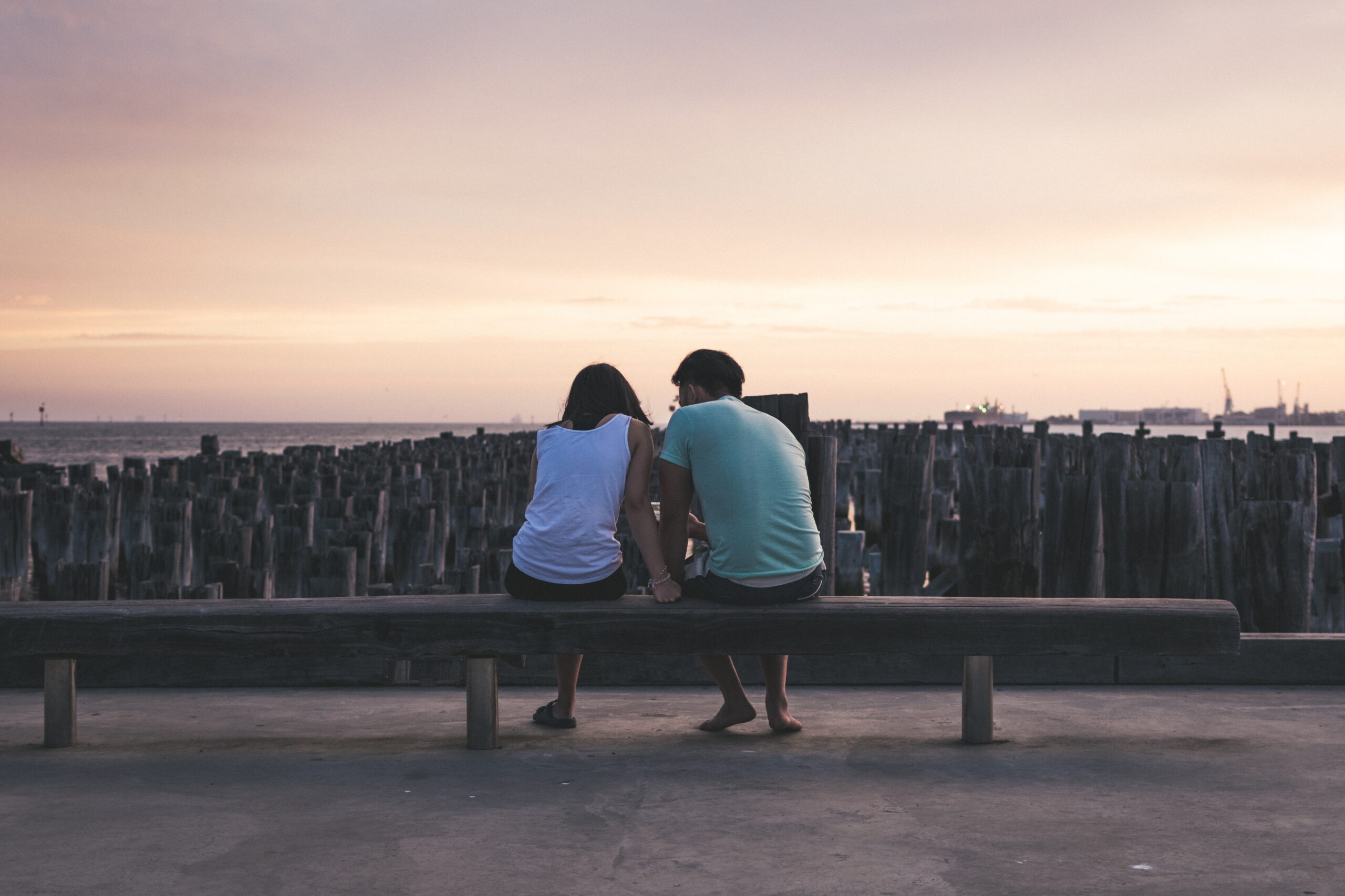 couple3 couple sitting on a bench