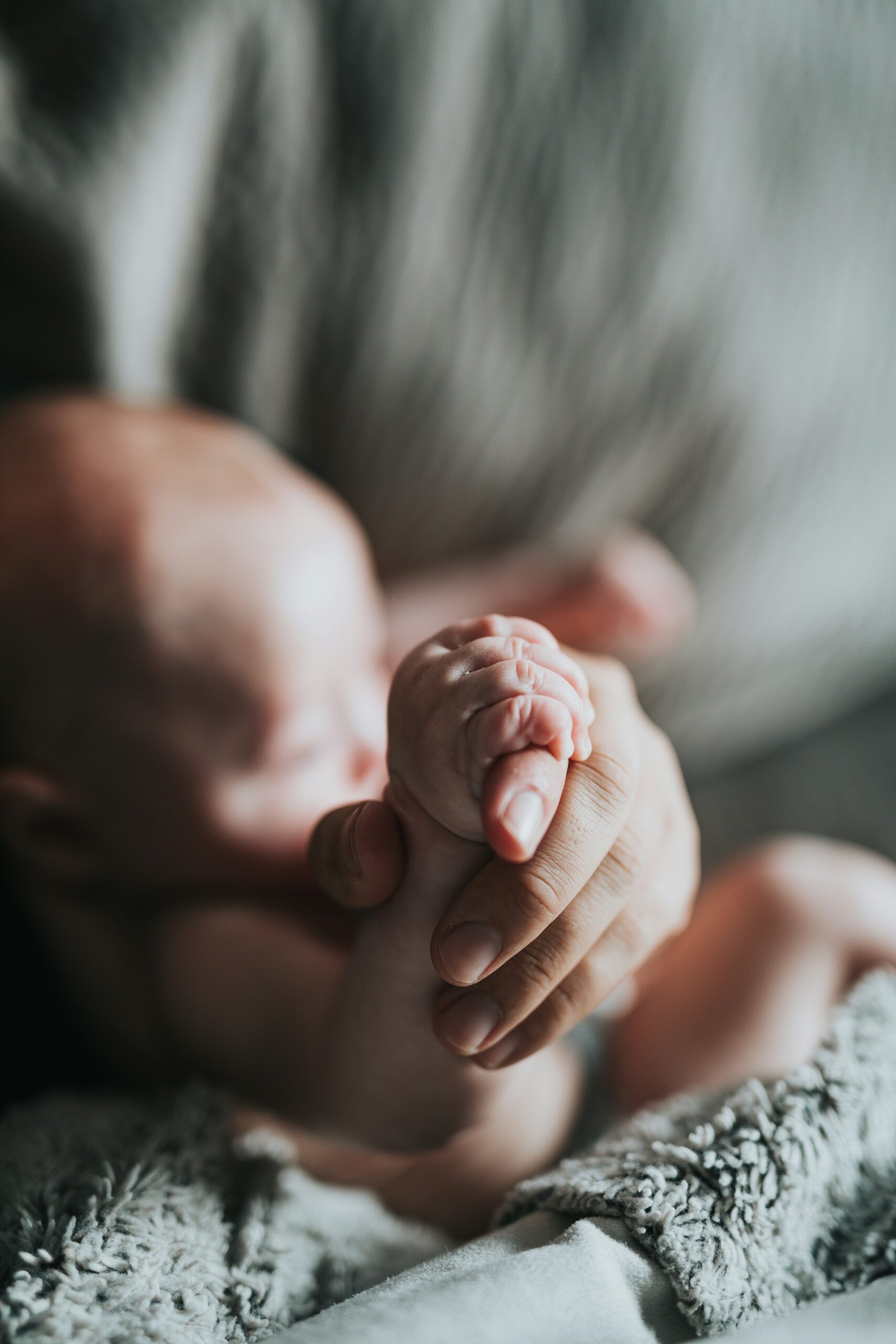 baby5 Baby holding adult's hand