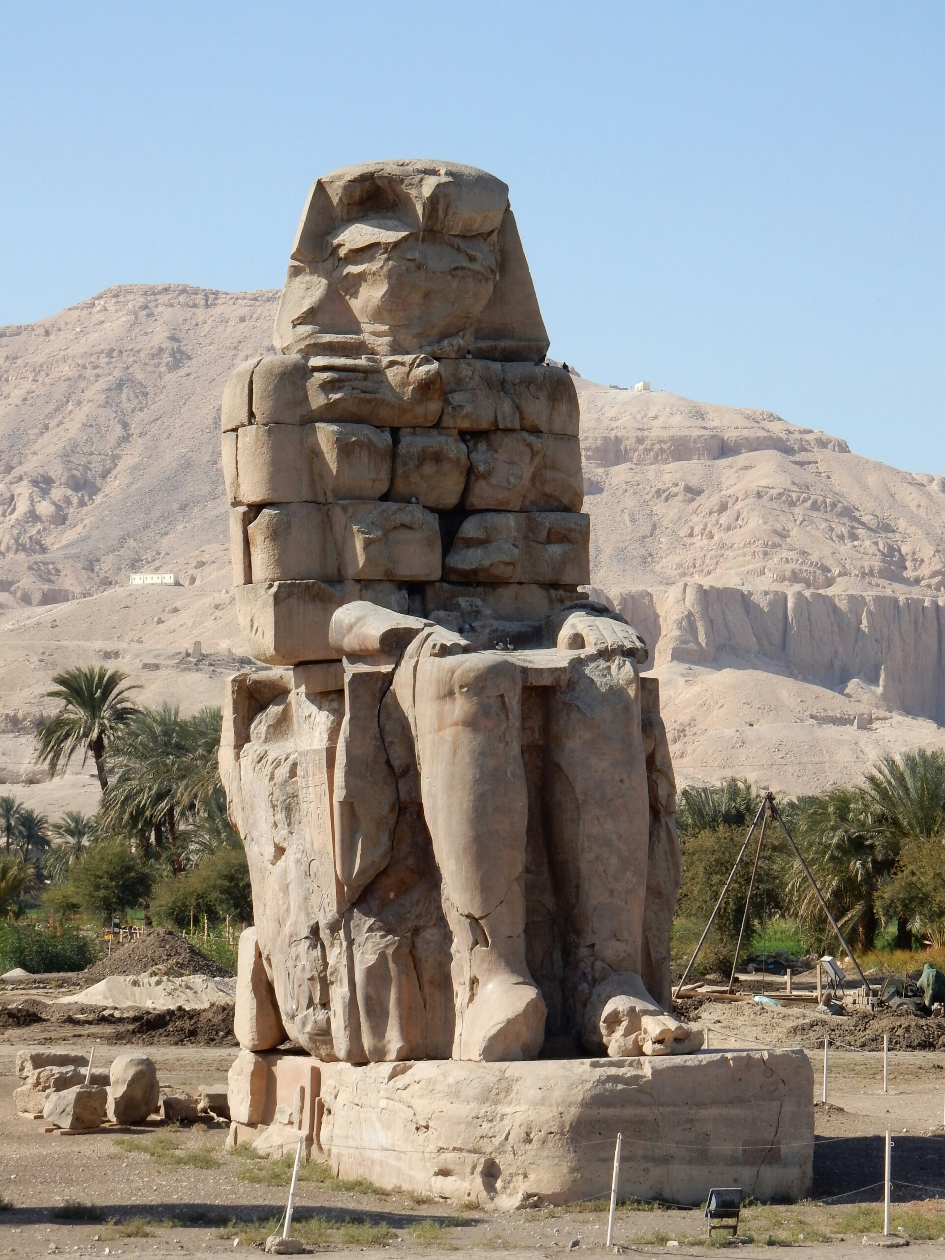 Ruins at the Colossi of Memnon